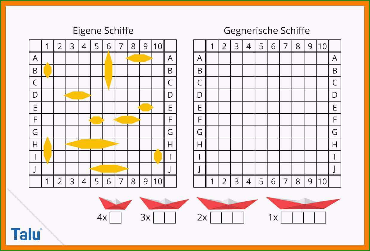 11 schiffe versenken vorlage