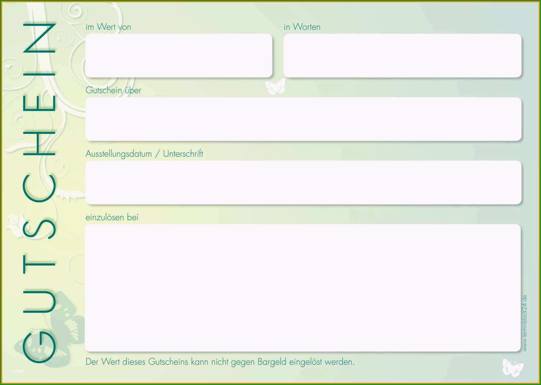 13 gutschein vorlage muster