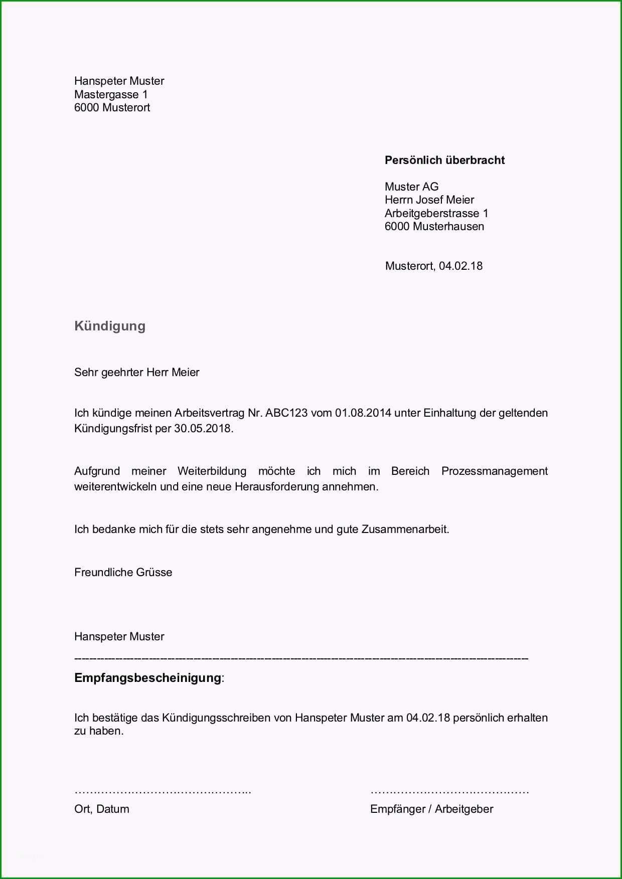 13 kundigung arbeitsvertrag muster arbeitgeber pdf