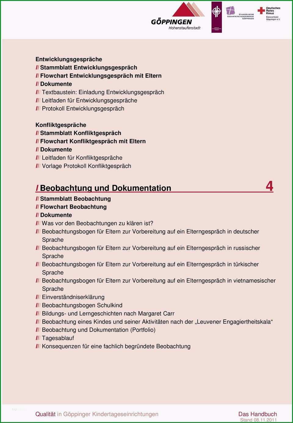 entwicklungsgesprach kindergarten vorlage