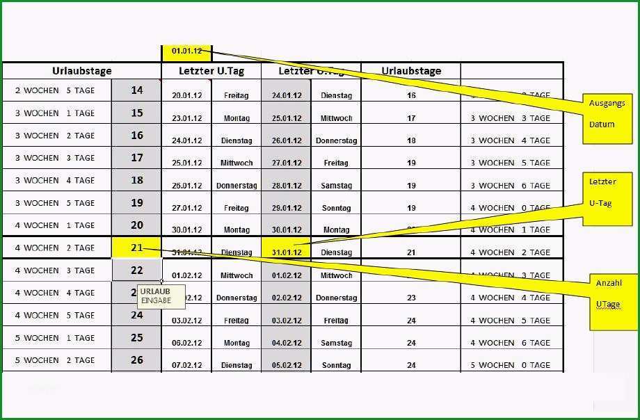 arbeitsplan vorlage word