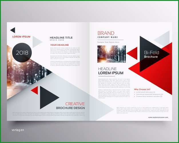 business bifold broschure oder magazin cover design vorlage mit geometrischen dreieck muster