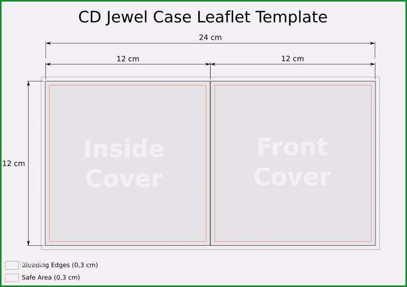 cd booklet vorlage erstaunlich cd template jewel case leaflet