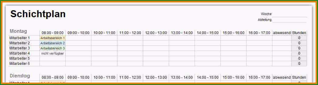 nstplan excel vorlage