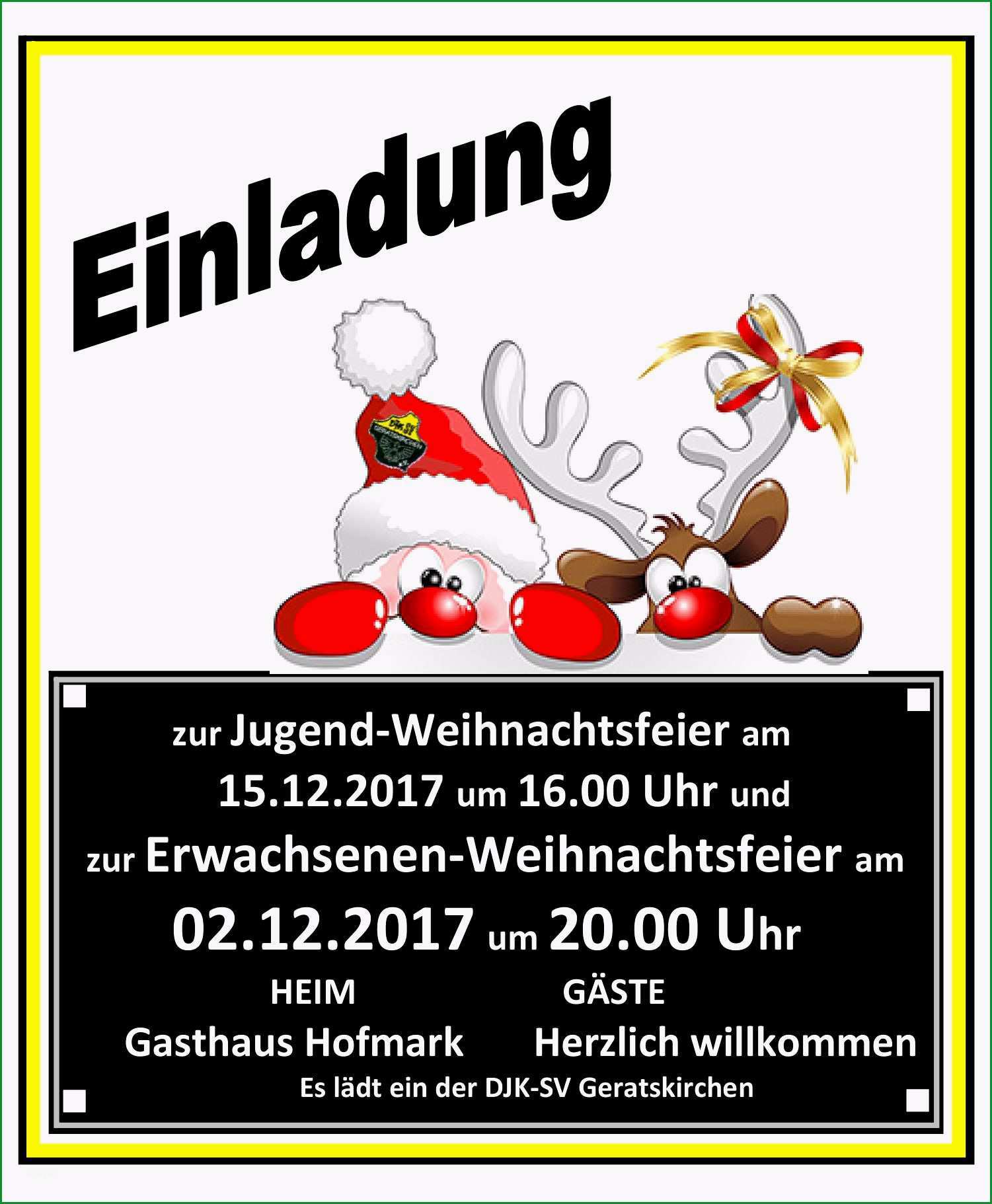 einladungskarten weihnachtsfeier