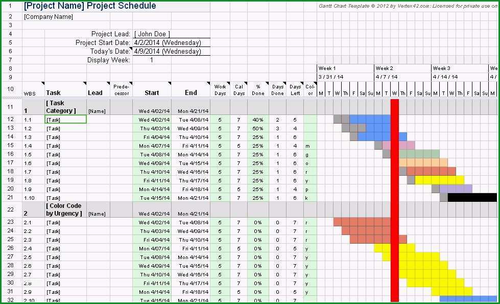 gantt excel vorlage neu projektplan excel