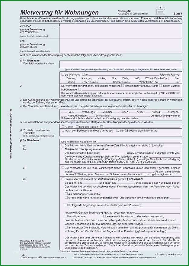 garagenmietvertrag muster