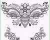 Atemberaubend Henna Tattoo Blume Vorlage Mehndi Stil Satz Von