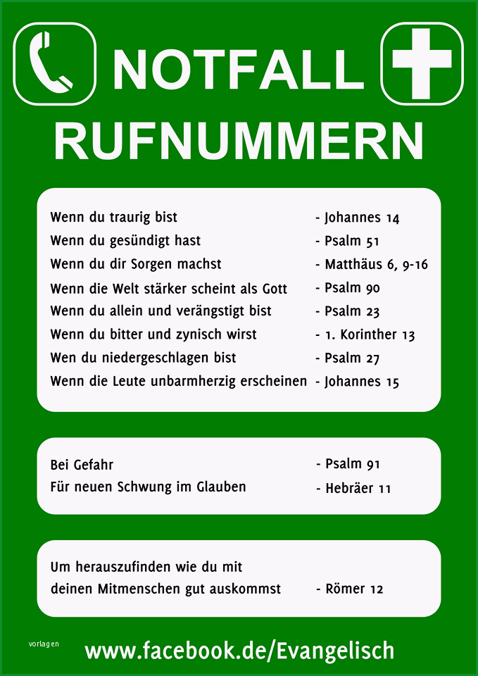 notfall rufnummern