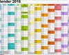 Atemberaubend Kalender 2016 In Excel Zum Ausdrucken 16 Vorlagen