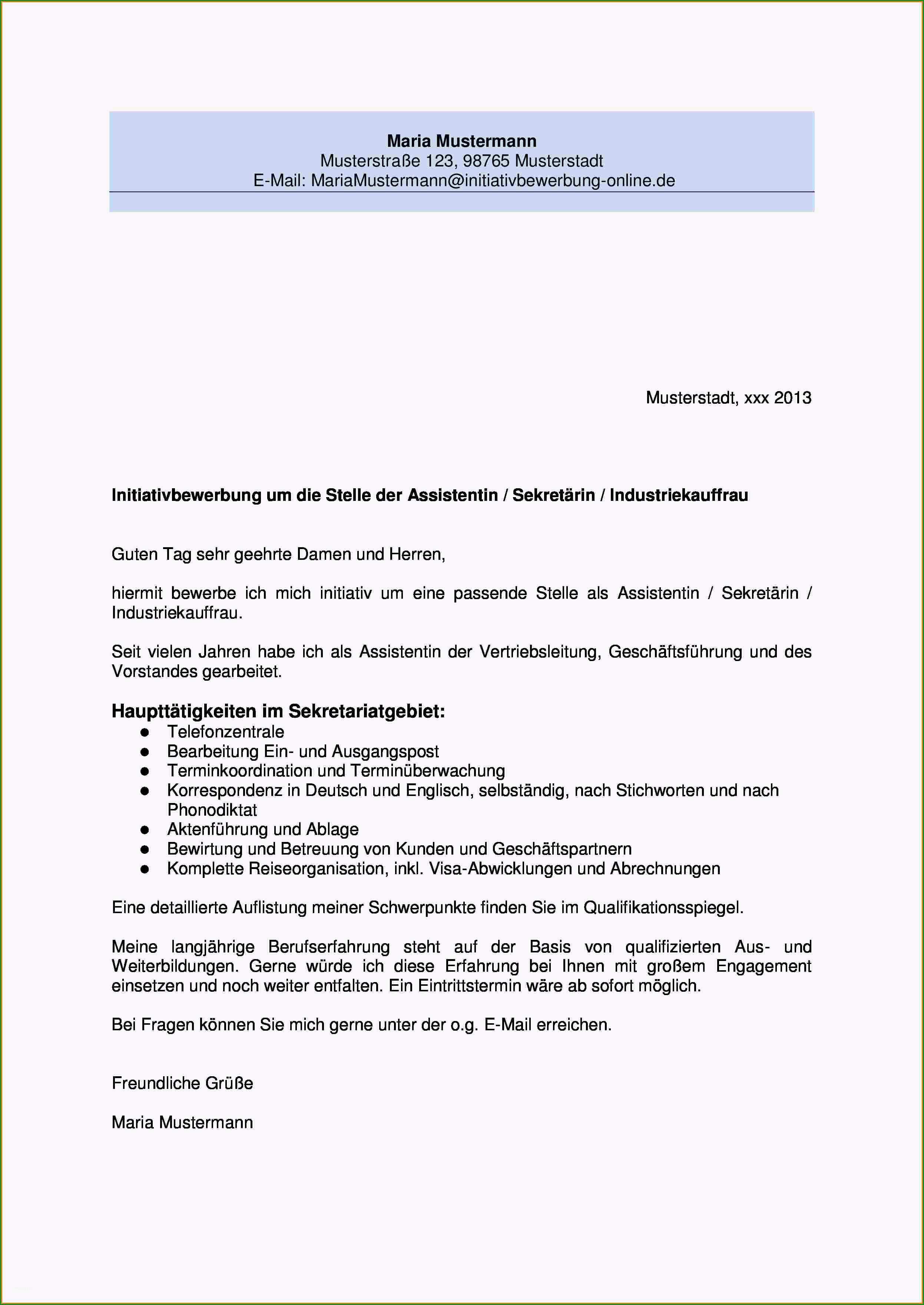 muster anschreiben initiativbewerbung resignation format 4