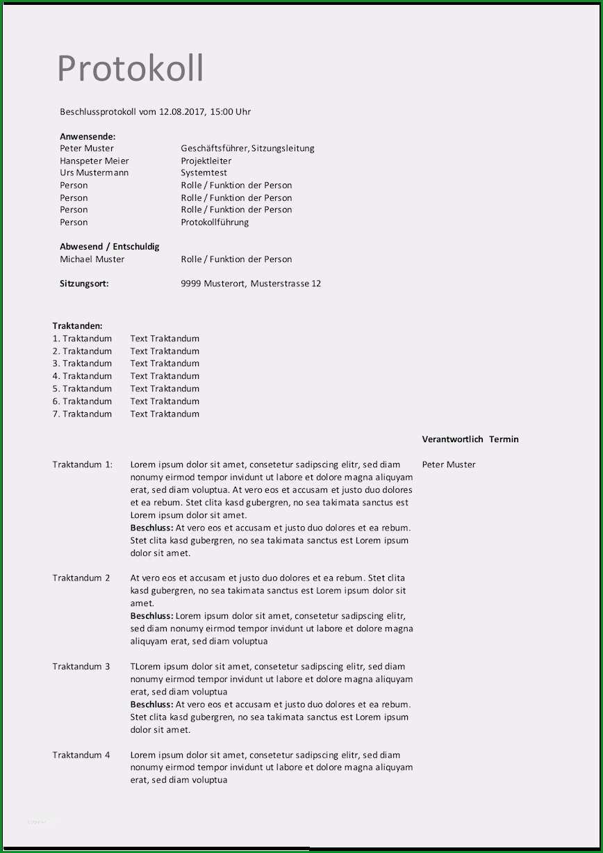 projektprotokoll vorlage einzigartig einladung gesellschafterversammlung protokoll