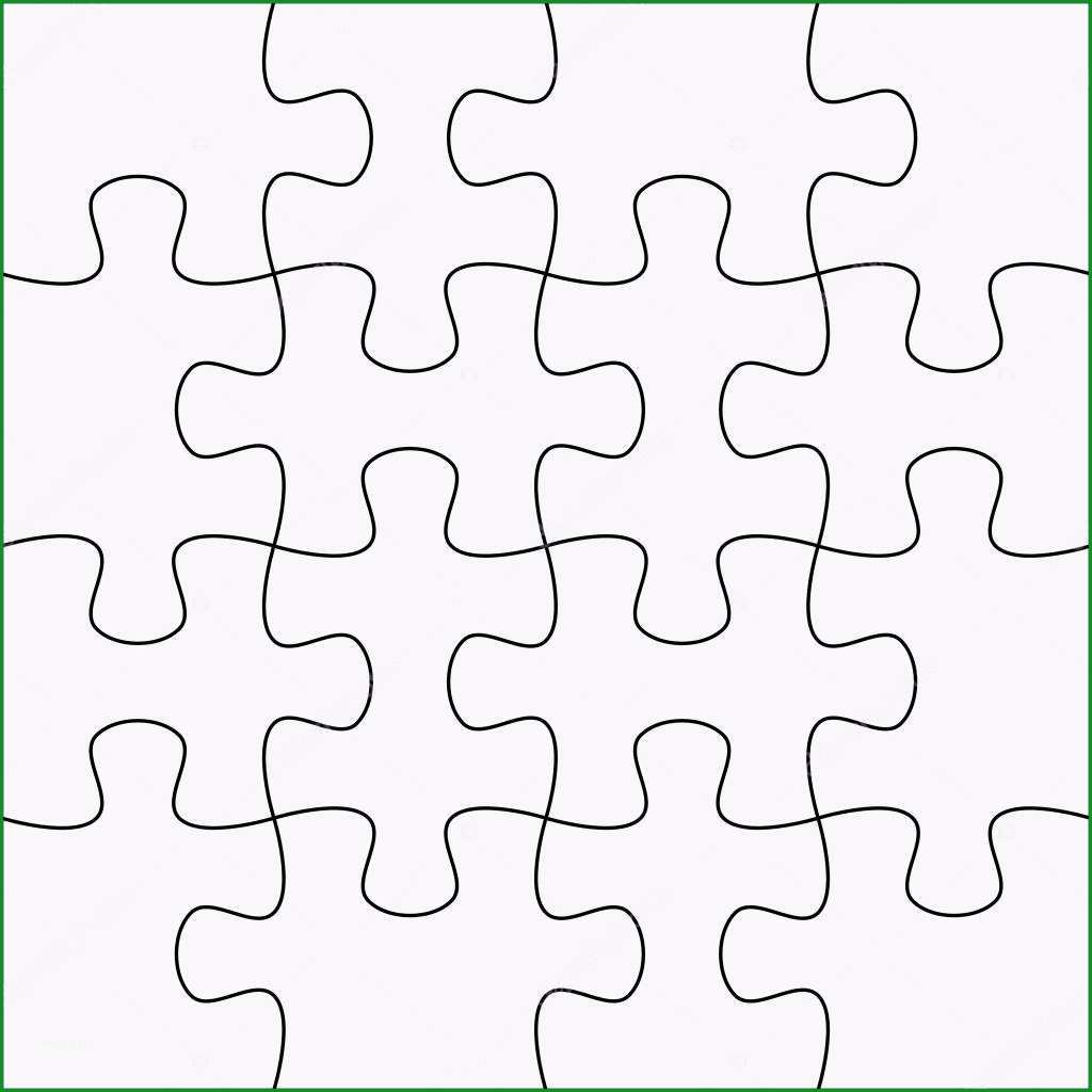 stock photo puzzle background template 4x4