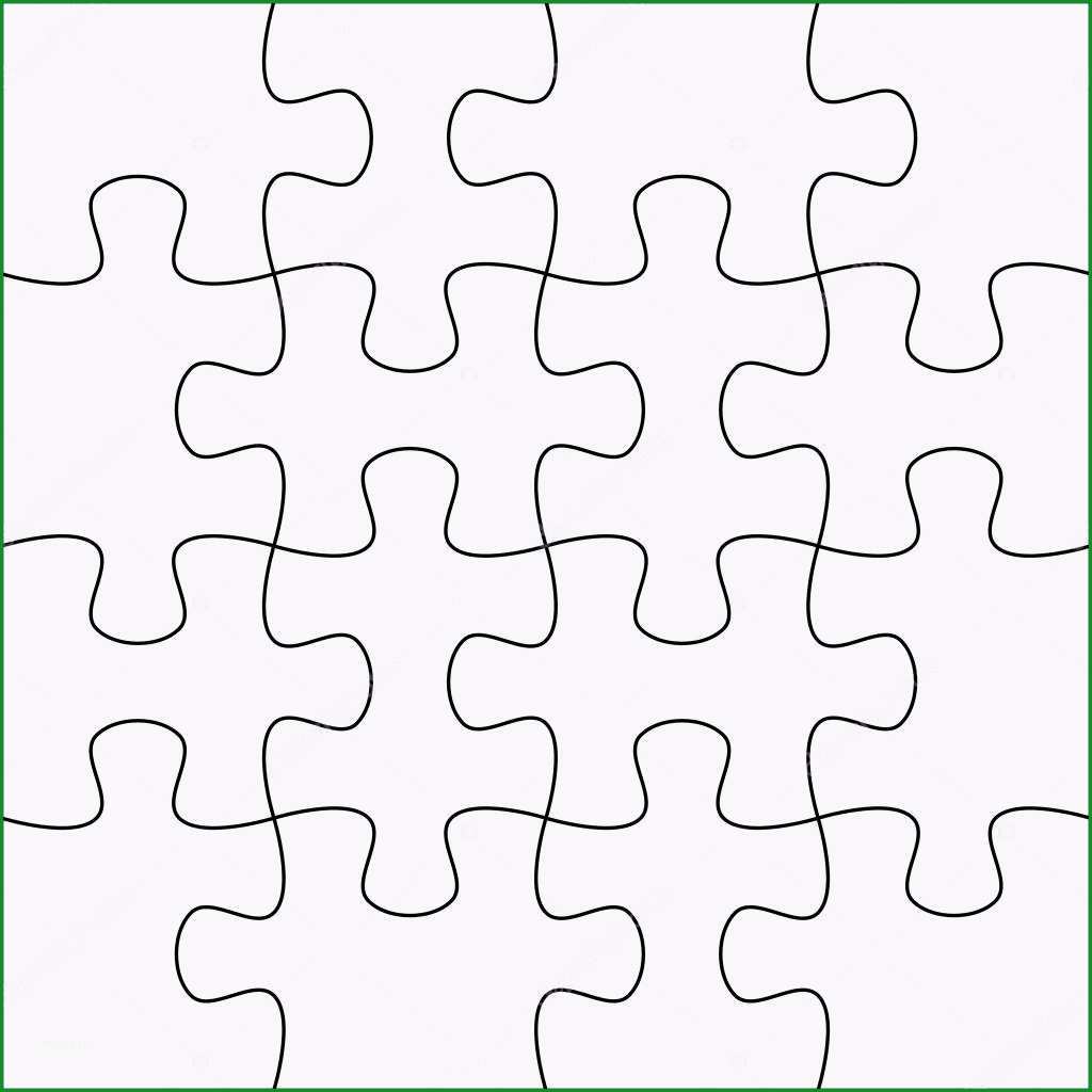 stock photo puzzle background template 4x4