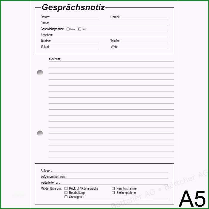 gespraechsnotizblock richter a5 p gb550 e