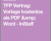 Atemberaubend Tfp Vertrag Vorlage Kostenlos Als Pdf &amp; Word Instaff