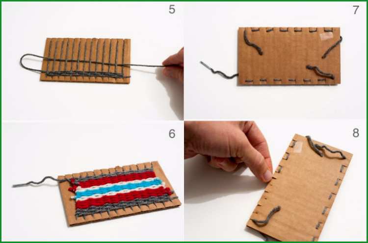 weben mit kindern diy anleitung