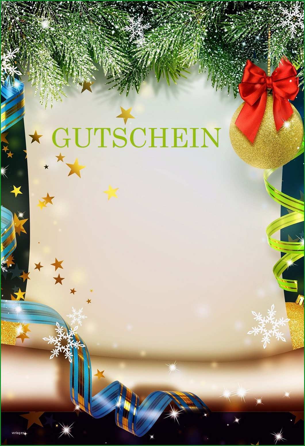 weihnachten gutschein vorlagen