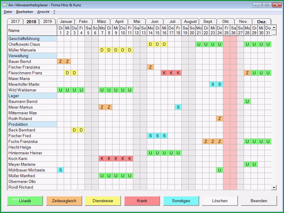 12 urlaubsplan excel vorlage