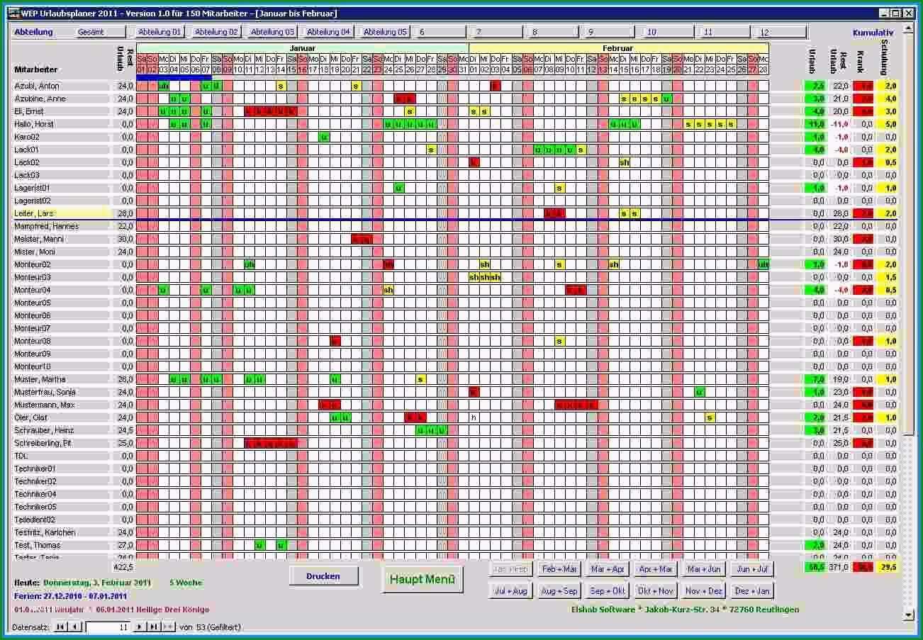 12 urlaubsplan excel vorlage