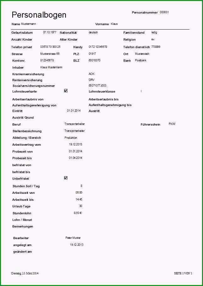 14 personalfragebogen vorlage