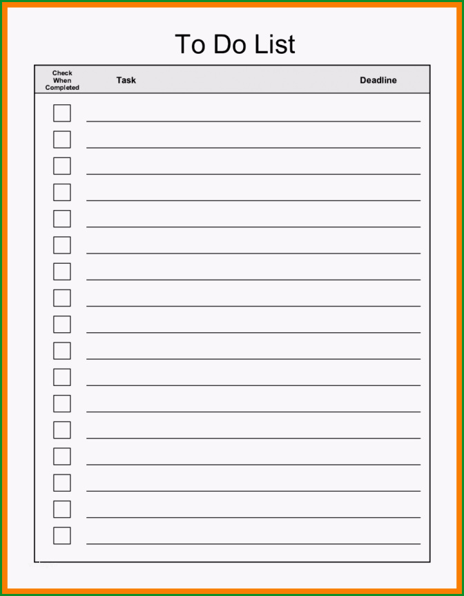 15 vorlage to do liste