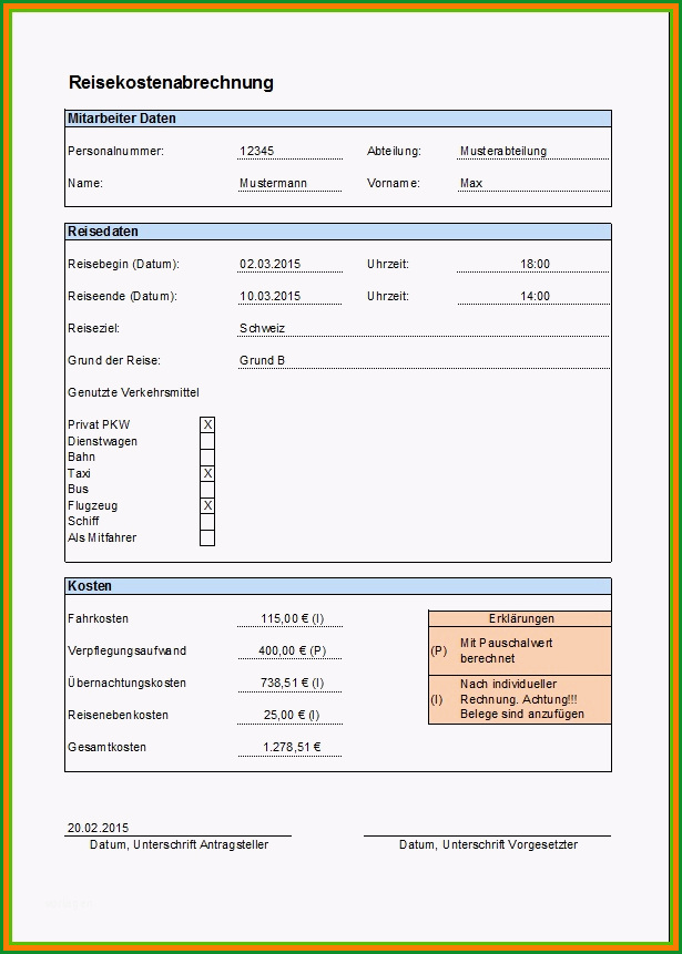 16 bestellung vorlage excel