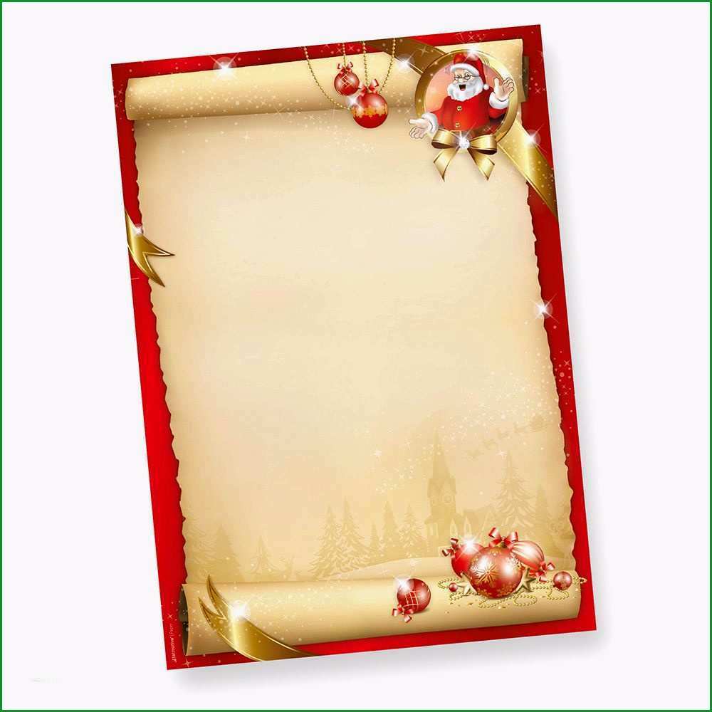 briefpapier vorlagen kostenlos ausdrucken best of weihnachtsbriefpapier santa 50 blatt briefpapier