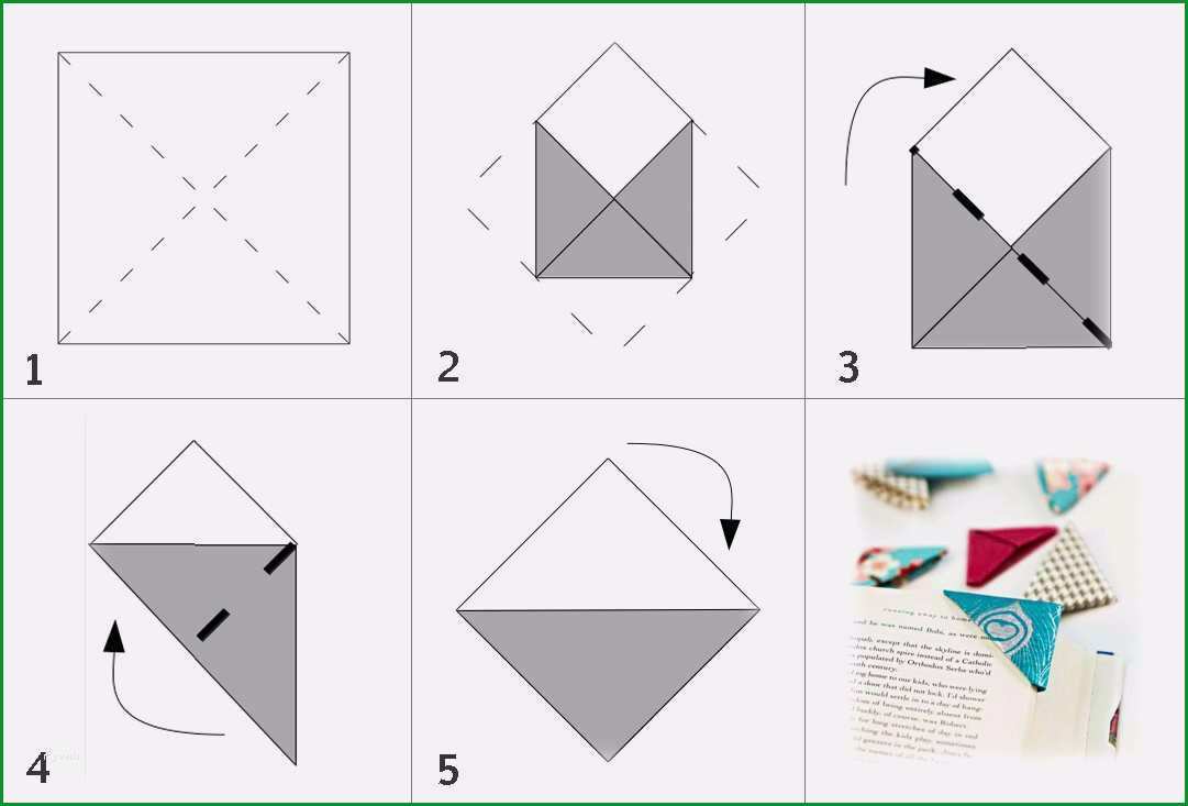 buch falten vorlage selber machen angenehm lesezeichen basteln