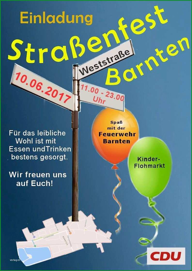 Straßenfest Einladung Vorlage: 17 Methoden Für Deinen Erfolg