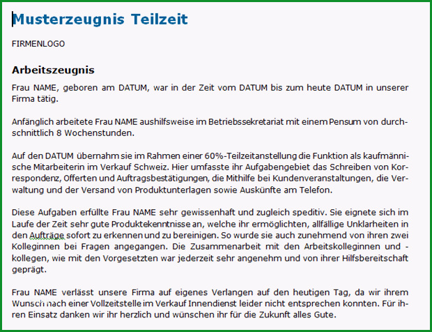 paket arbeitszeugnisse verschiedene faelle