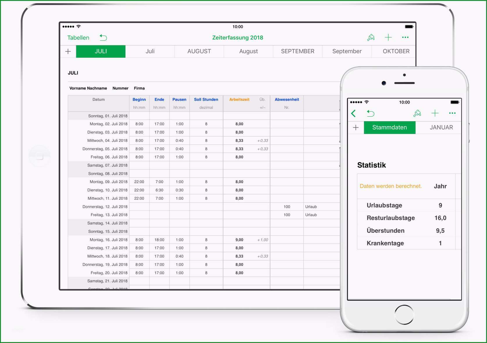 excel ausrechnen lassen