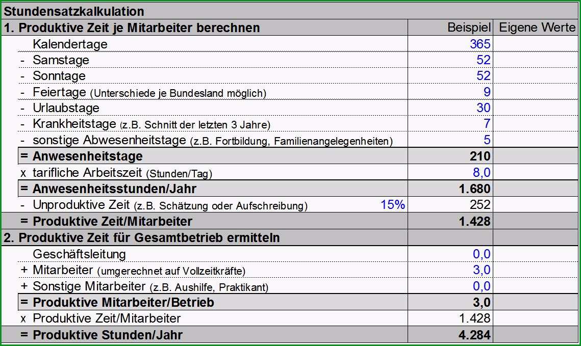 excel stunden berechnen vorlage