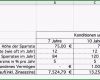 Außergewöhnlich Excel Vorlage Für Zins Berechnung