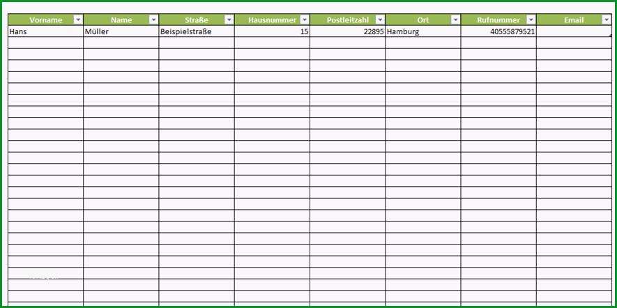excelliste fuer seriendruck erstellen