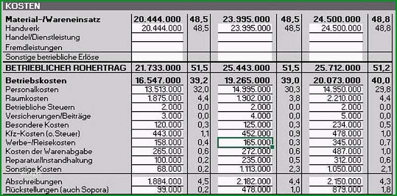 Außergewöhnlich Guv Vorlage Excel