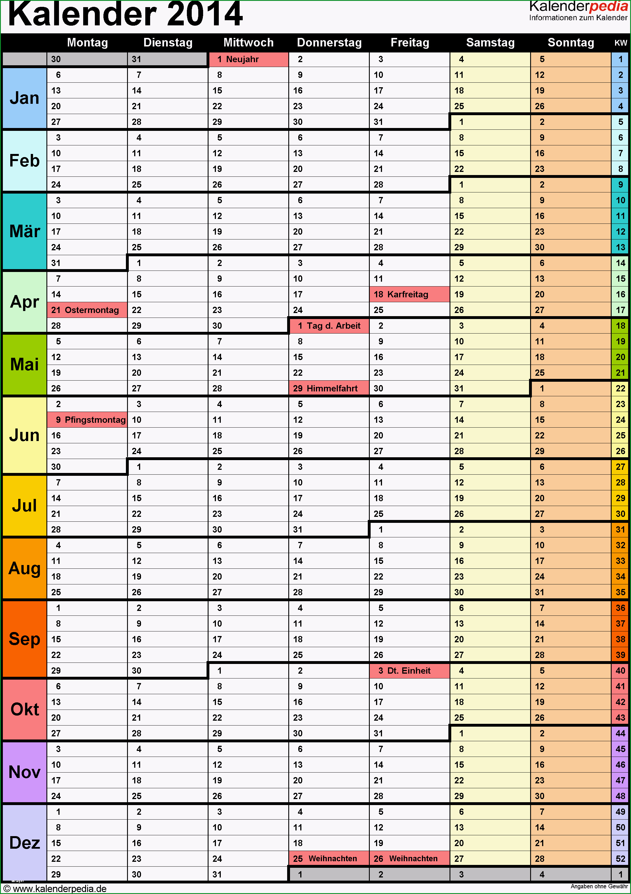 kalender 2014 word vorlagen