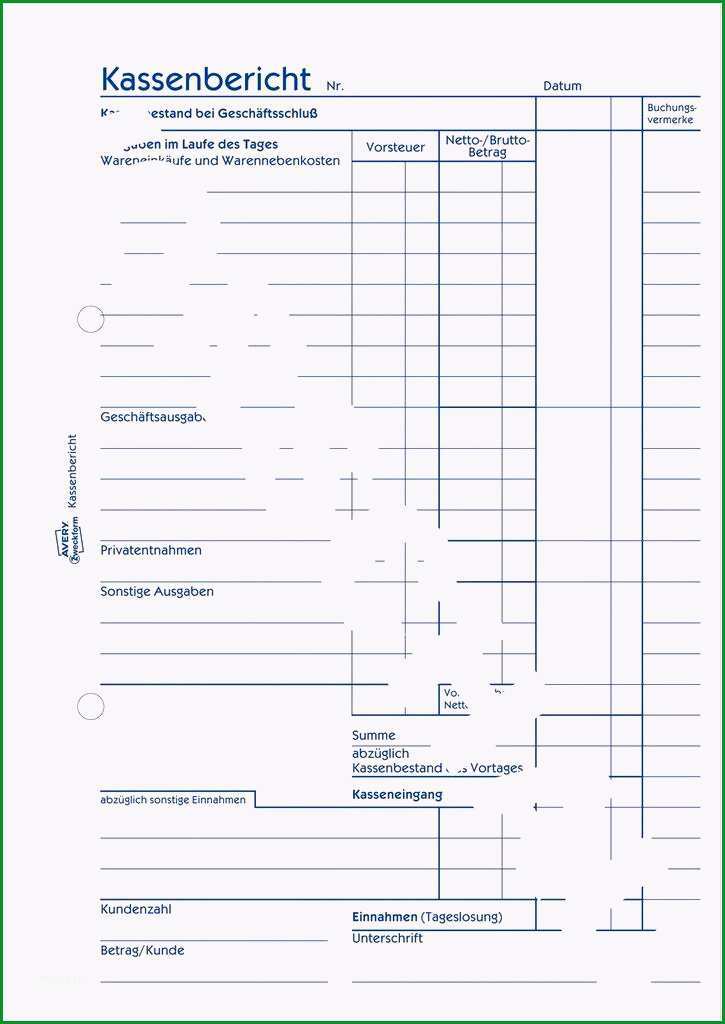 kassenbericht vorlage pdf excel vorlagen kostenlos papacfo