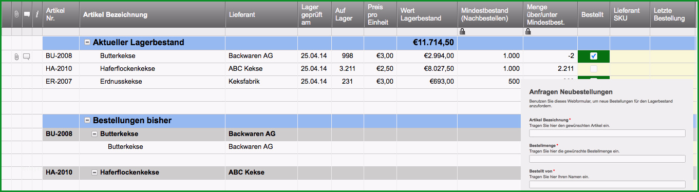 kostenlose excel inventar vorlagen