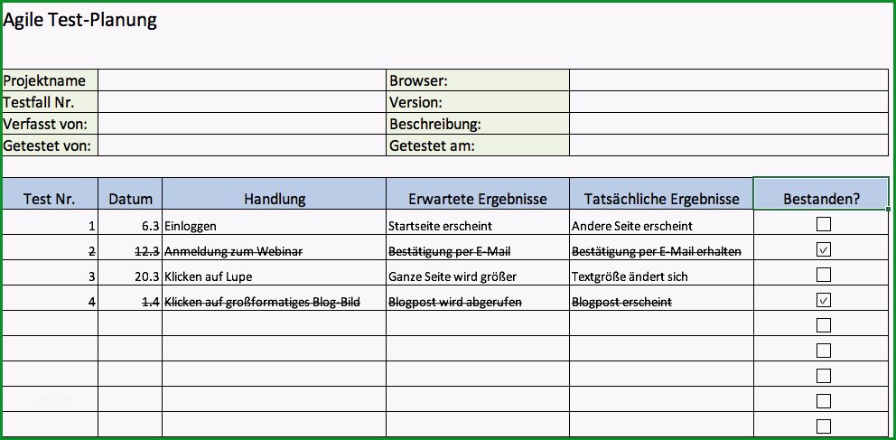 Außergewöhnlich Kostenlose Excel Vorlagen Für Agiles Projektmanagement