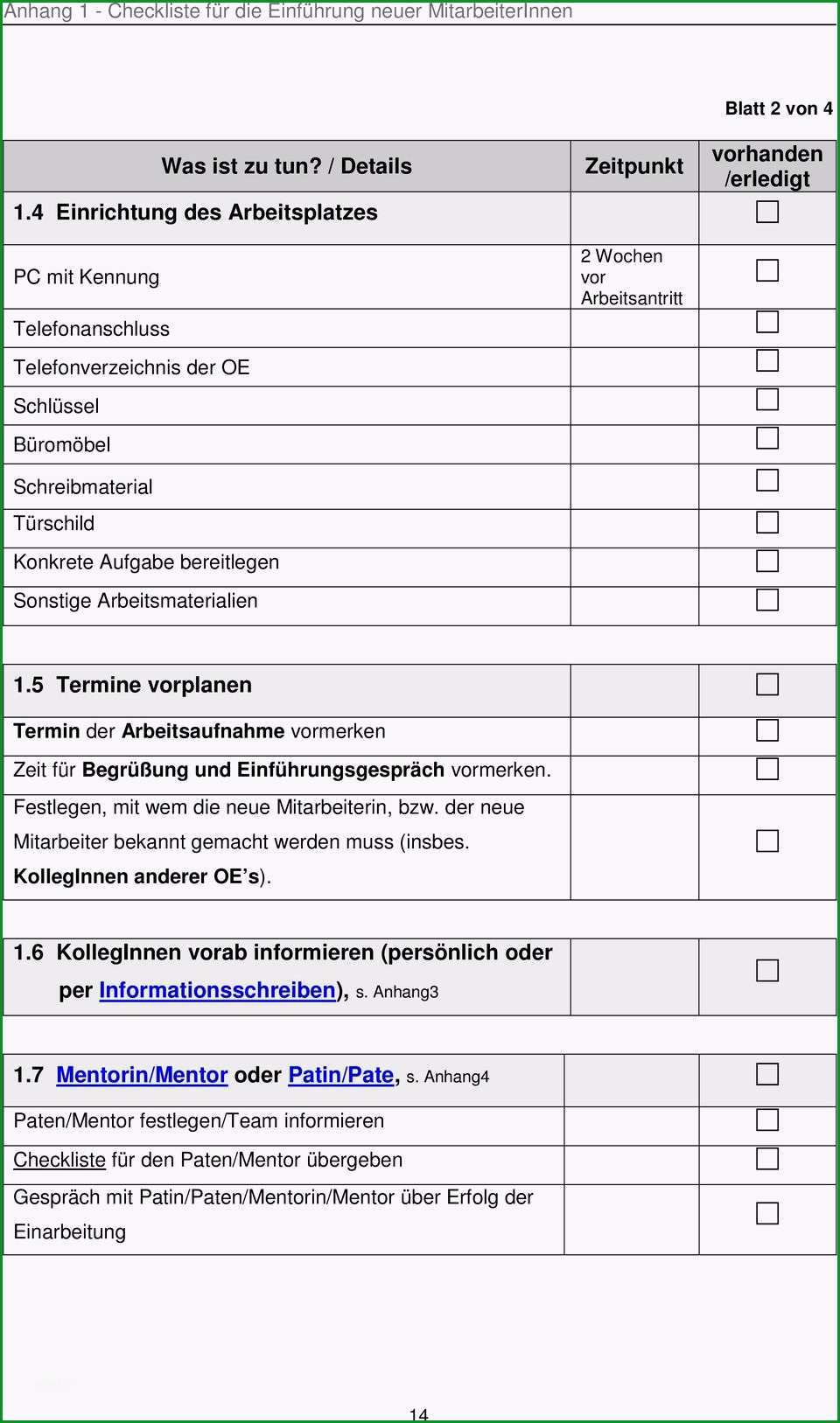 Leitfaden zur einfuehrung neuer mitarbeiterinnen