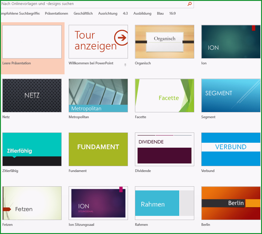 PowerPoint Praesentation Mit Design Vorlagen punkten