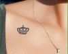 Außergewöhnlich Tattoo Vorlage Kleine Krone Symbolisiert Stärke Und