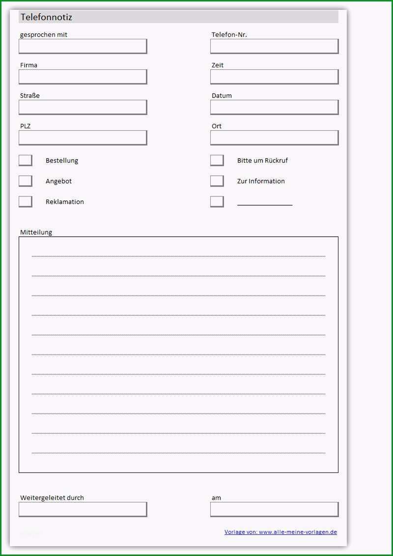 telefonnotiz