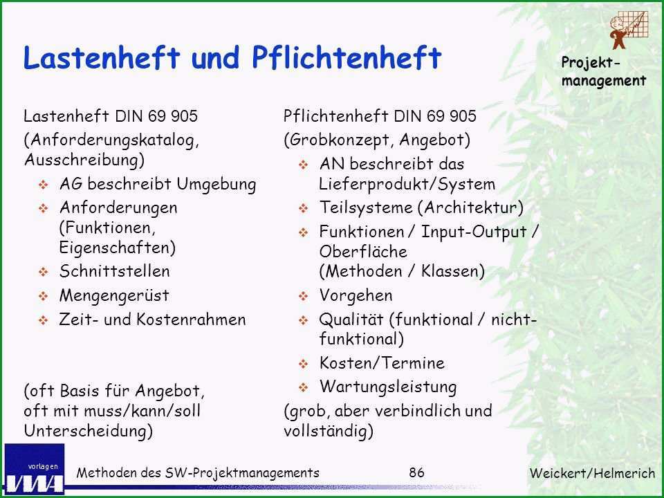 lastenheft vorlage maschinenbau