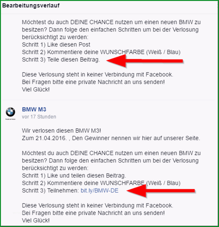 warnung bmw m3 verlosung jetzt mit gewinnspiel und dubioser app