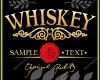 Außergewöhnlich Whisky Etikett — Stockvektor © Tribaliumivanka