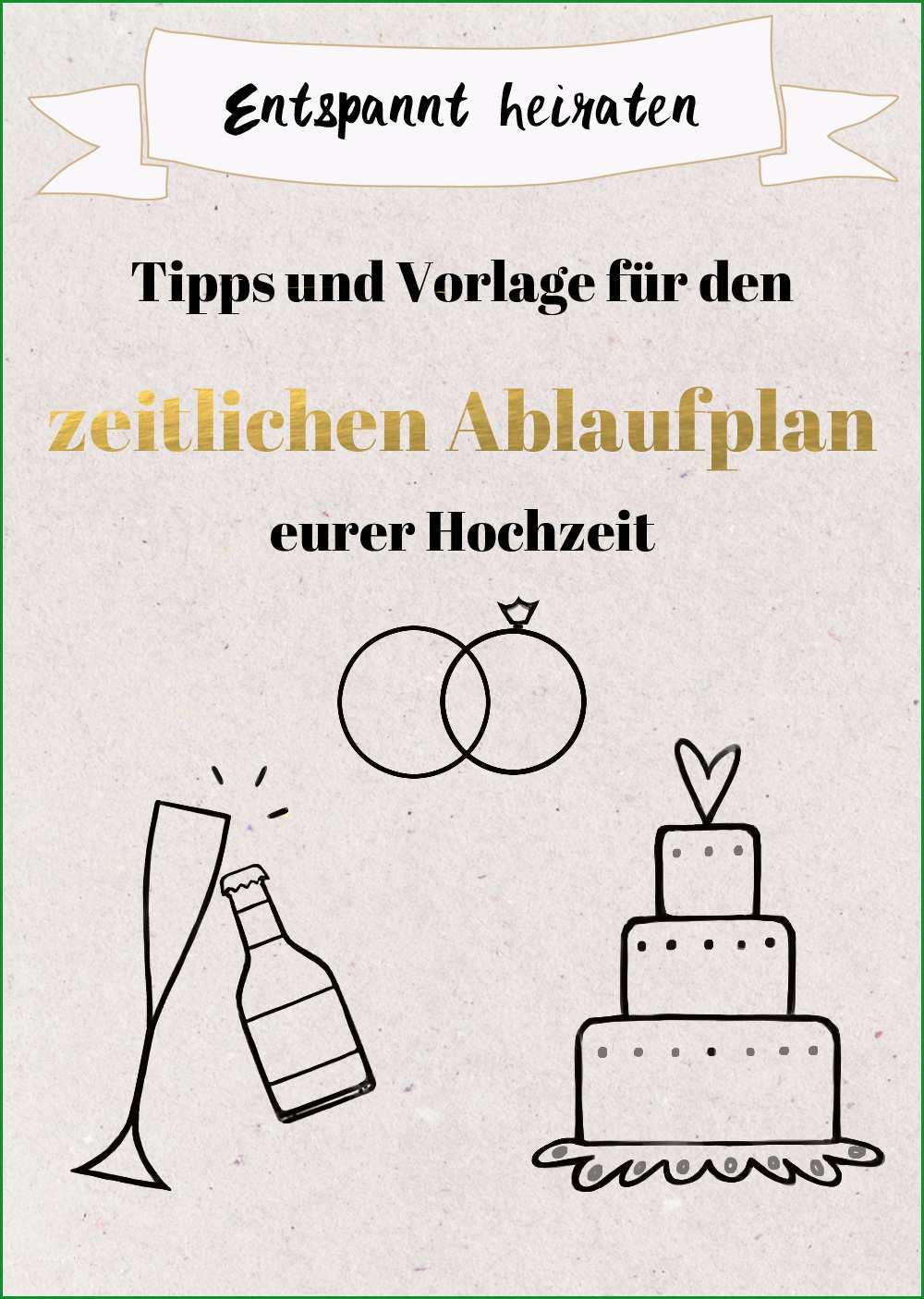 Außergewöhnlich Zeitlicher Ablaufplan Für Hochzeit – Tipps Und Vorlage