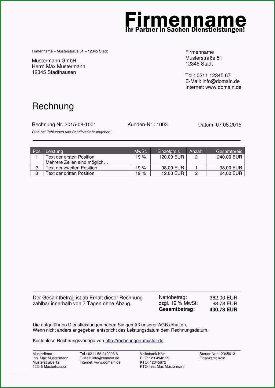 11 dauerrechnung muster