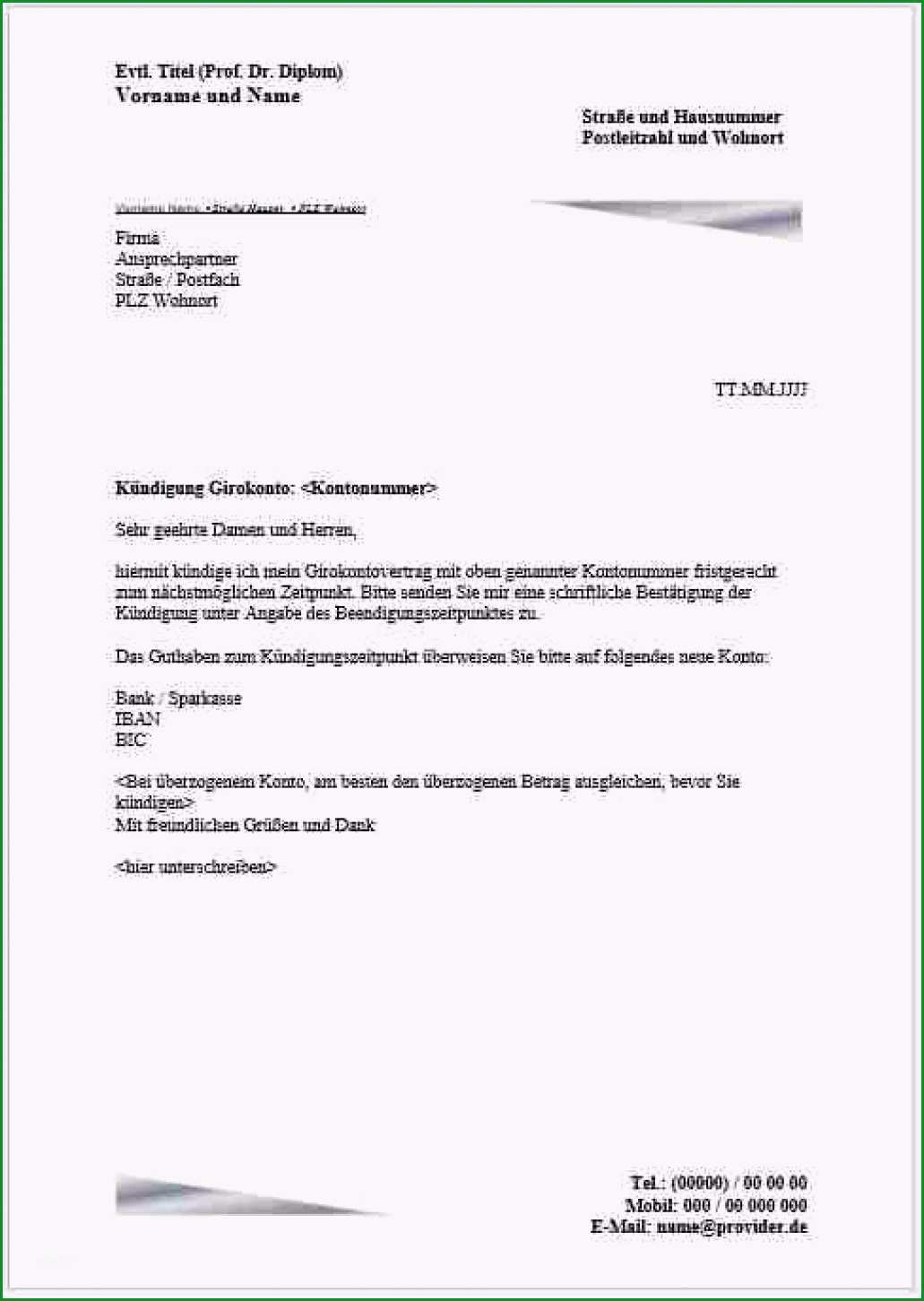 18 formloses schreiben vorlage